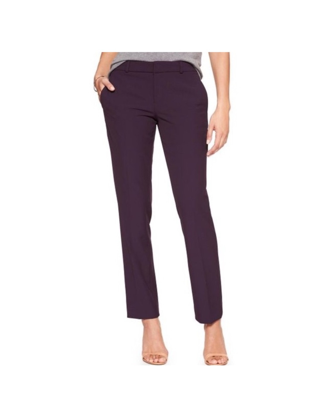 Banana Republic Ryan Pants in Plum